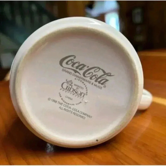 Retro Inspired Vintage Coca Cola Beverage Bottle Coffee Mug Blue Green Collector - Picture 5 of 5